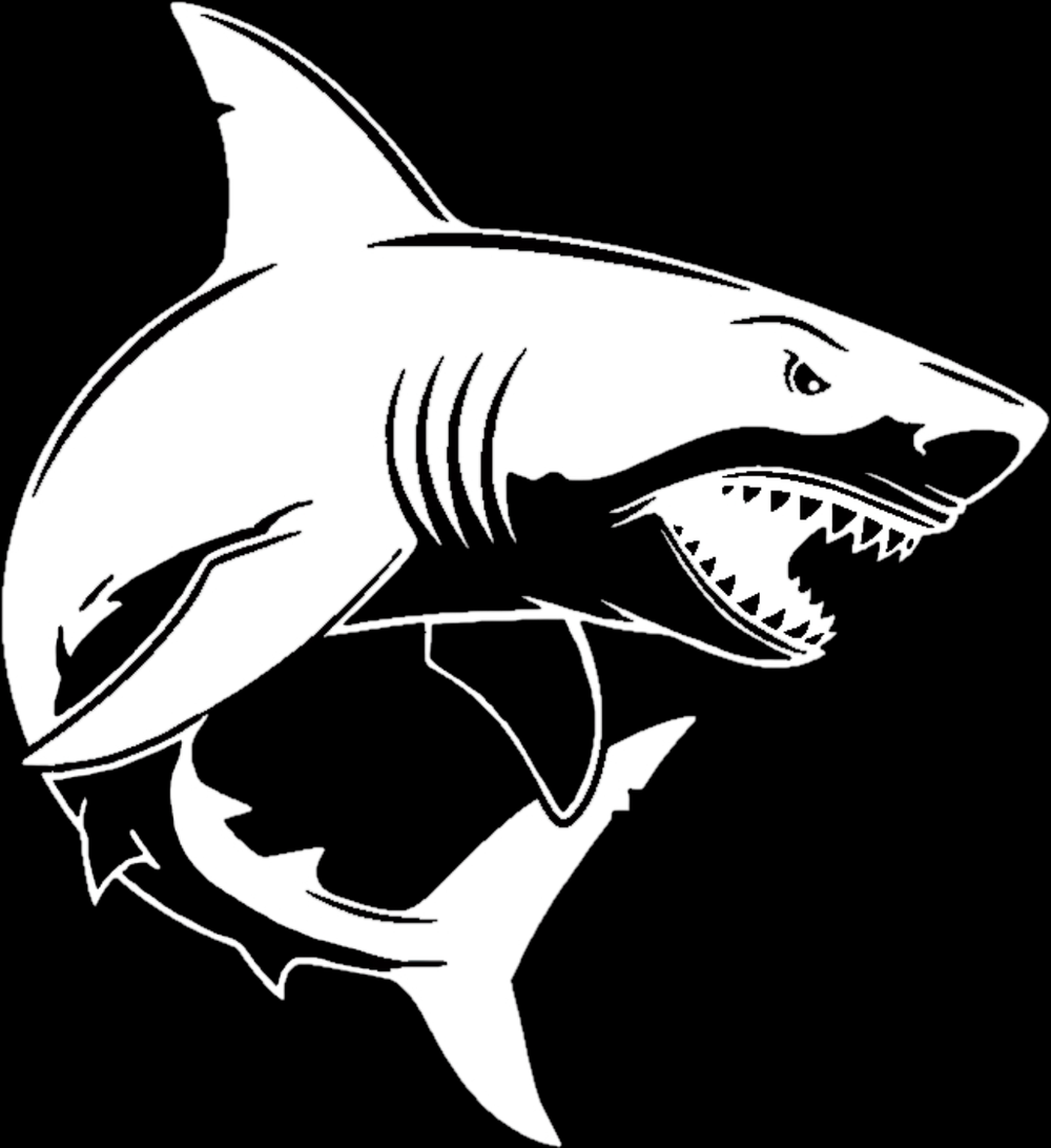Виниловая наклейка на авто "Акула"