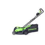 Аккумуляторная газонокосилка Greenworks GD24LM33, 24v, 33 см, (2516107), без АКБ и ЗУ