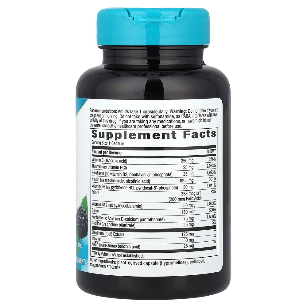 Nature's Way, B-Stress Formula, 100 веганских капсул