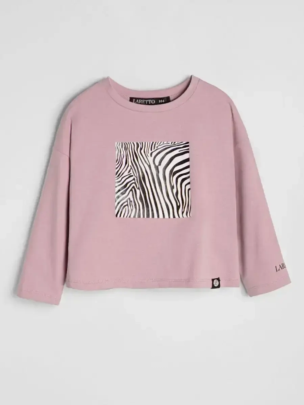 Лонгслив детский с принтом