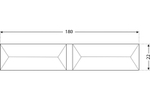 Петля шарнир АЛЛЮР для сварки с/подш капл.  22*180