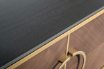 Тумба под ТВ Garda Decor 4-х дверная шпон 200*58*40 см
