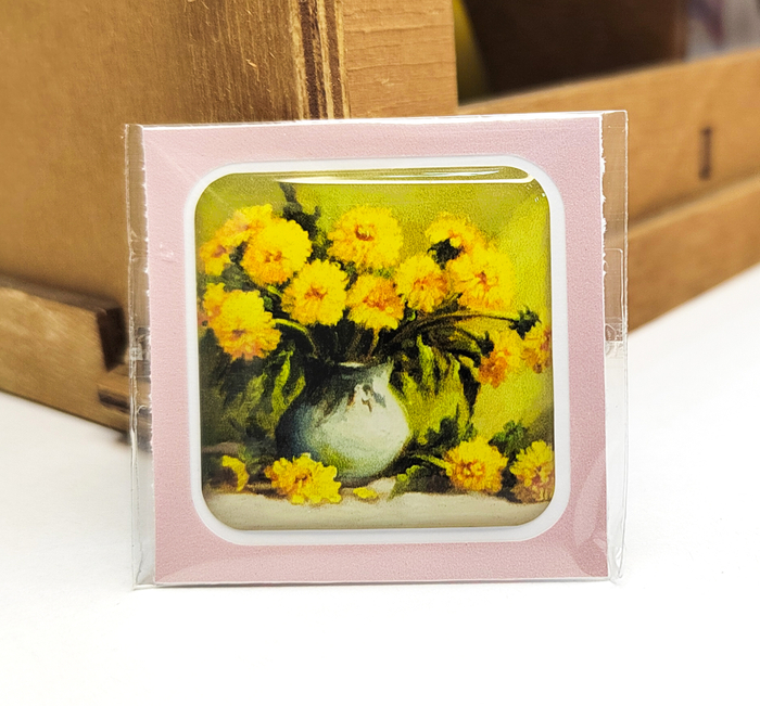 Объемная наклейка Одуванчики