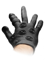 Черная стимулирующая перчатка Stimulation Glove (Цвет: черный)