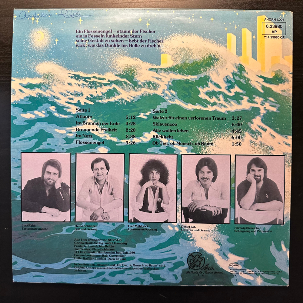 Novalis ‎– Flossenengel (Германия 1979г.)