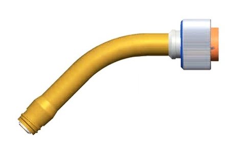 673P001013 Гусак 45° сварочной ROBO горелки RM 62W