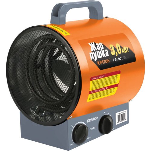 Тепловая пушка КРАТОН Е 3-300 L электрическая 3 09 04 029