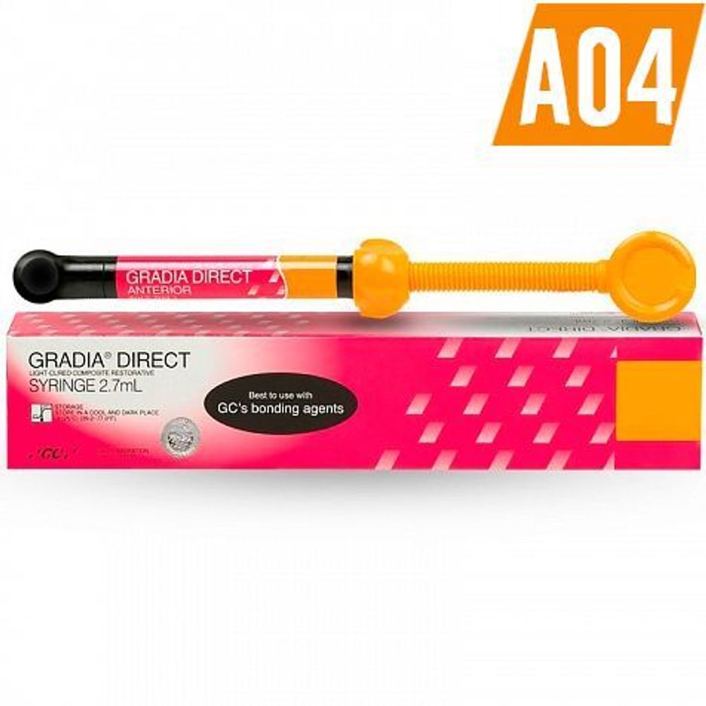 Gradia Direct (Syringe) ANTERIOR AO4 - светоотверждаемый реставрационный гибридный композит, 4 г