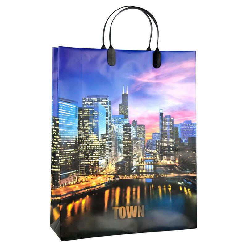 Сумка пластиковая ручка Россия 30*40 см 150 мкм Сумерки  1 шт 40 шт/кор