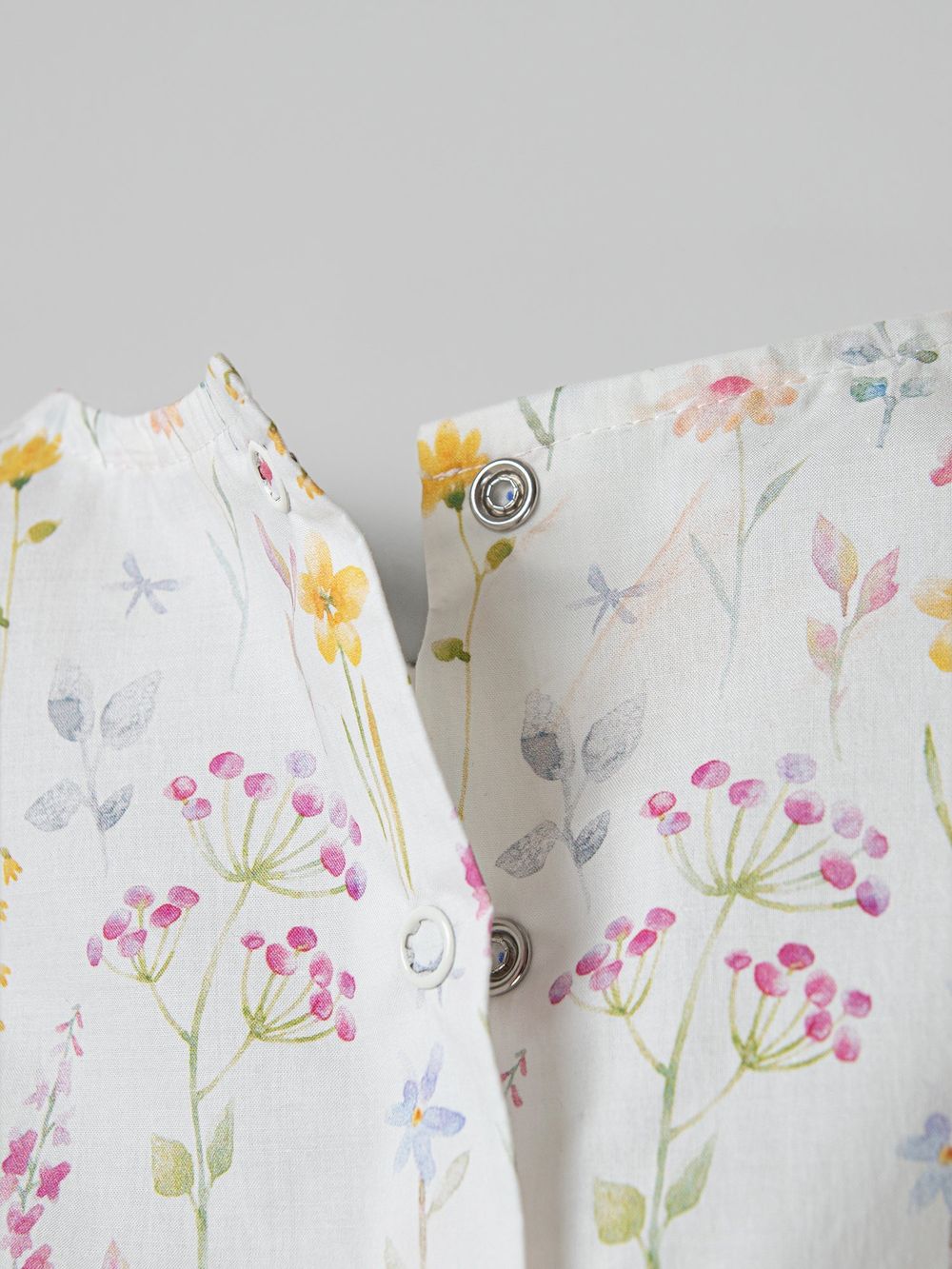 Платье хлопковое "Акварельные цветы"