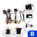 Комплект рамки с разъёмами 10.1"+can KIA Sorento 2 XM 2009-2012 (B) (штатный усилитель) - Car-Smart 7176B