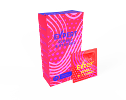 Презервативы EXPERT Ribbed-Studded, ребристо-точечный, 15 шт