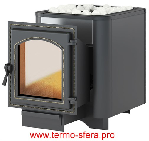 Печь ВЕЗУВИЙ Сенсация 12 Антрацит (220)