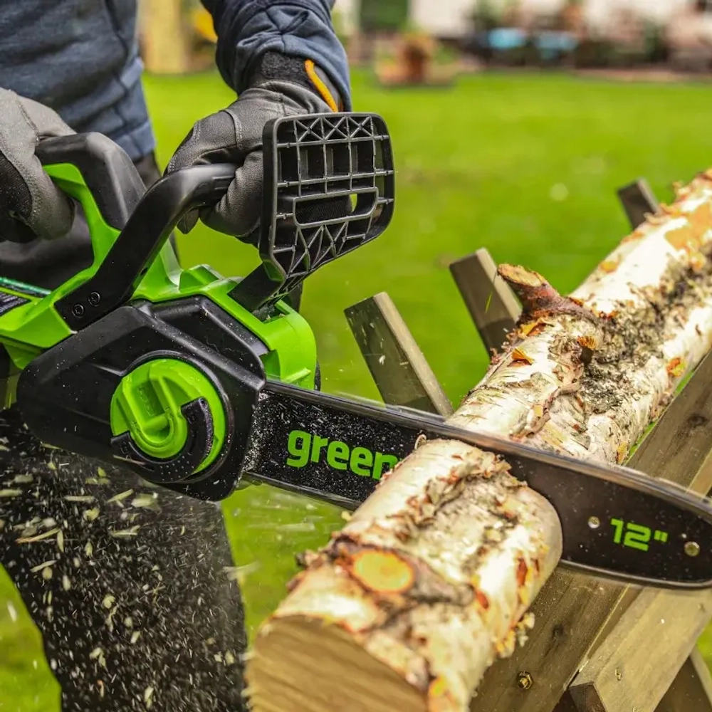 Аккумуляторная цепная пила Greenworks GD24CS30K8 (1 x 8 Ач, ЗУ) 2007007U8