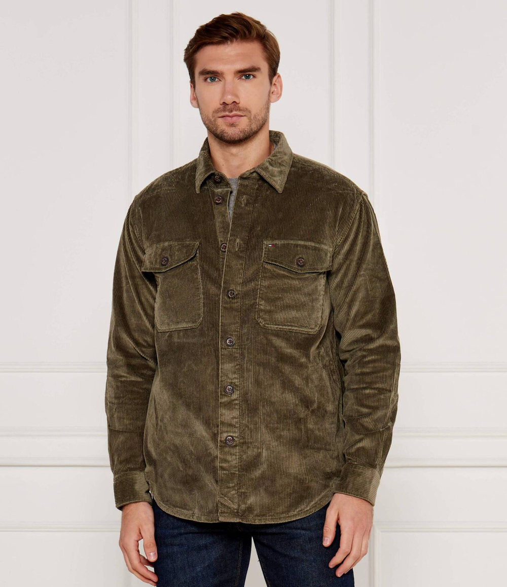 Рубашка Tommy Hilfiger - оливковый(MW0MW36855)