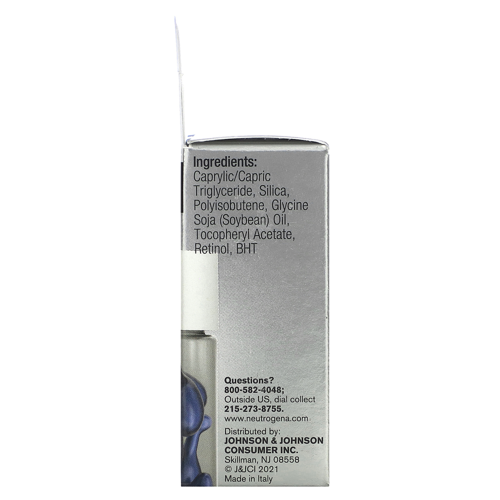 Neutrogena, Сыворотка с ретинолом, без отдушек, 7 капсул