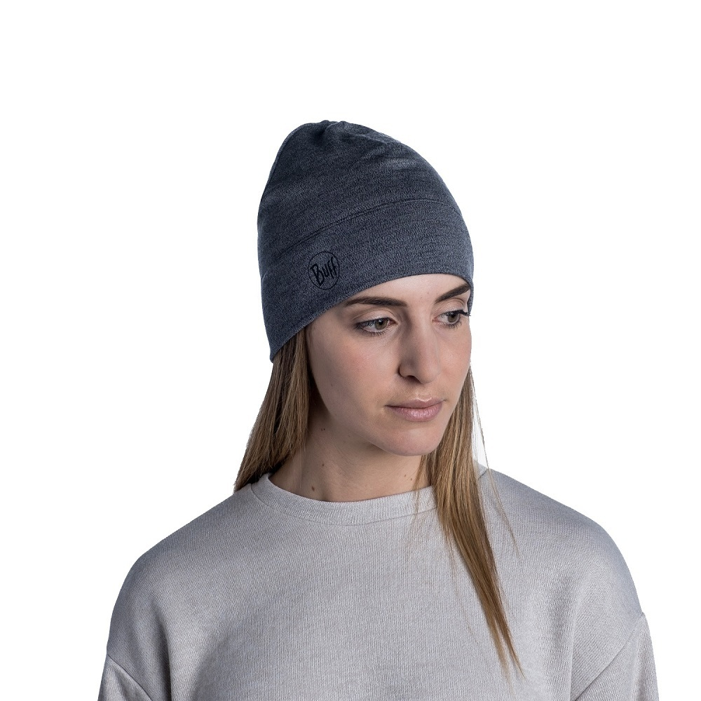 Шапка Buff Merino Migweight Hat Melange Light Grey 118007.933.10.00