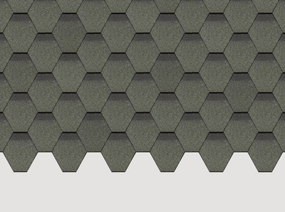 Гибкая черепица Standard, Сота, Зелёный