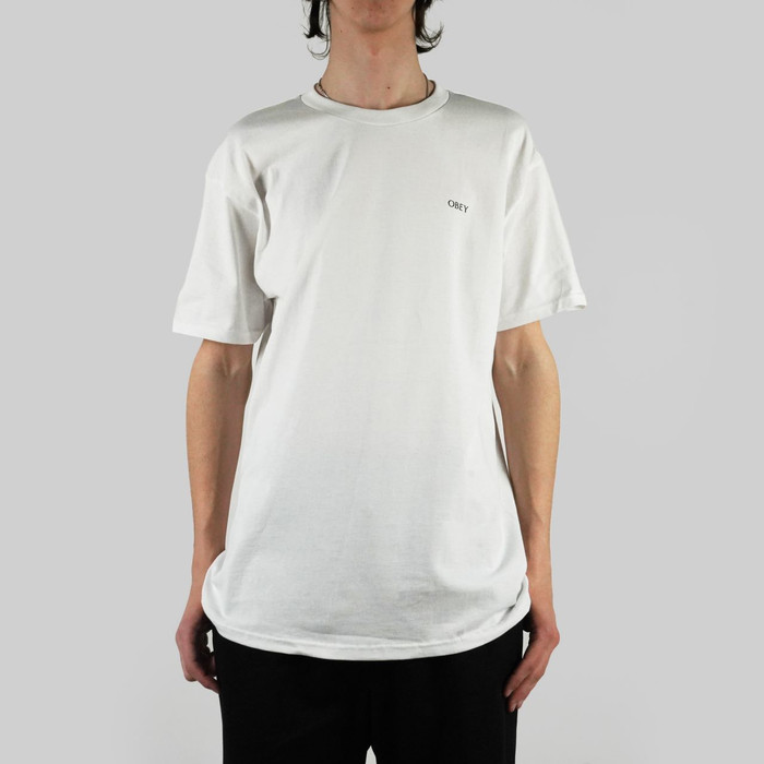 Футболка мужская Obey Riot Cop Peace Shield артикул:165262638 - купить в магазине Дайс