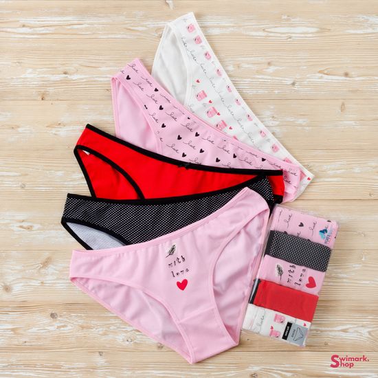 Трусики женские DOMINANT 33000-8, BIKINI, 5 шт. в уп.