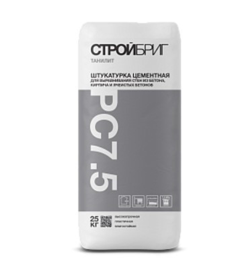 Штукатурка цементная Стройбриг Танилит PC7.5 25 кг