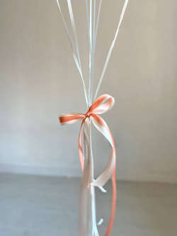 Воздушные шары на корпоратив персик/белый №3923