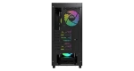 Корпус Ocypus Gamma C60 BK ARGB ATX/mATX/ITX 3xUSB Черный, Предустановленно 4x120мм ARGB Fans, Gamma-C60-BKG400XX-GL