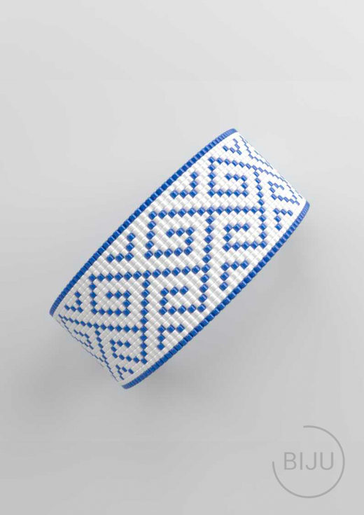 Схема LOOM, Схема браслета на станке, узор из Miyuki Delica 11/0, файл PDF, №394L