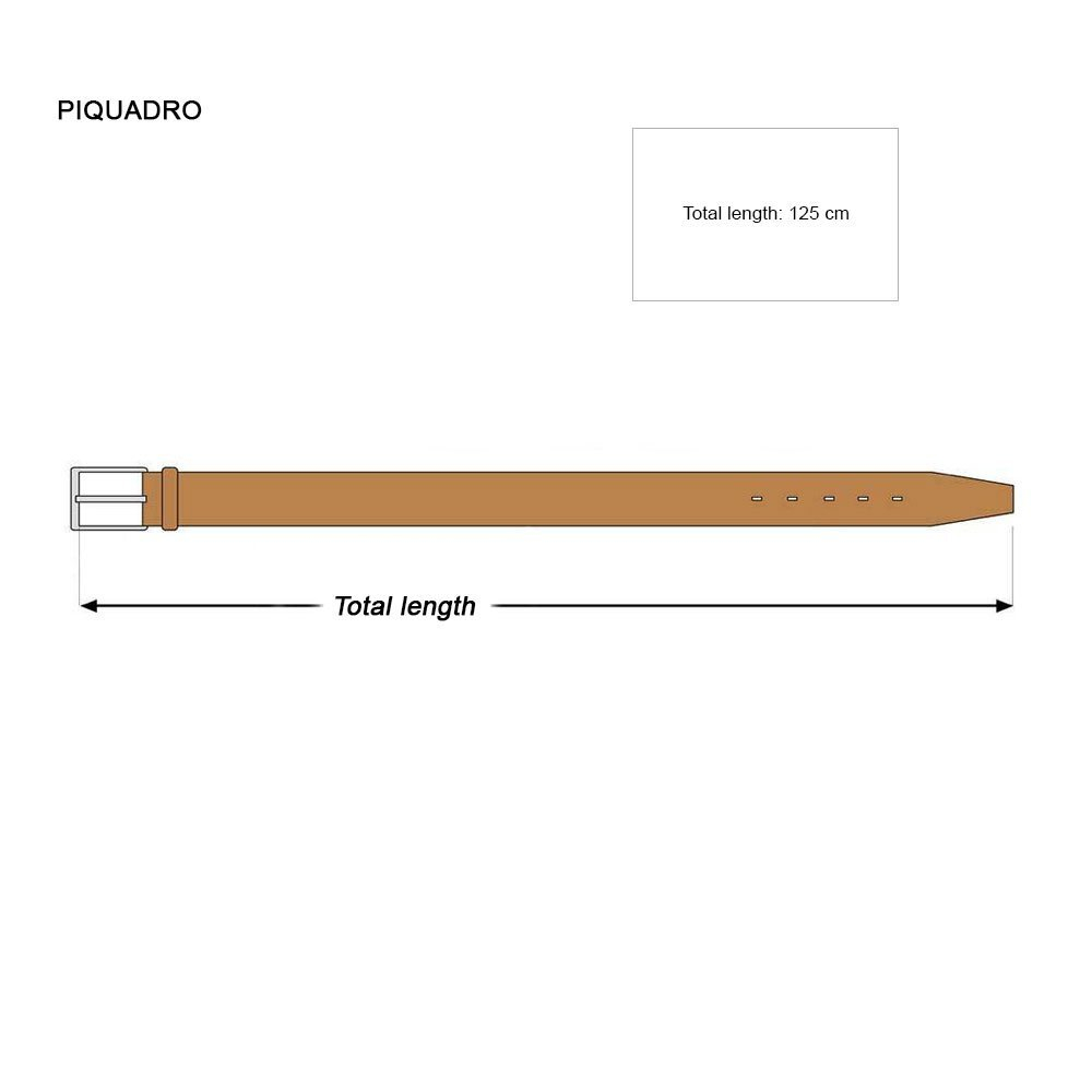 Ремень кожаный Piquadro Belts/Marrone