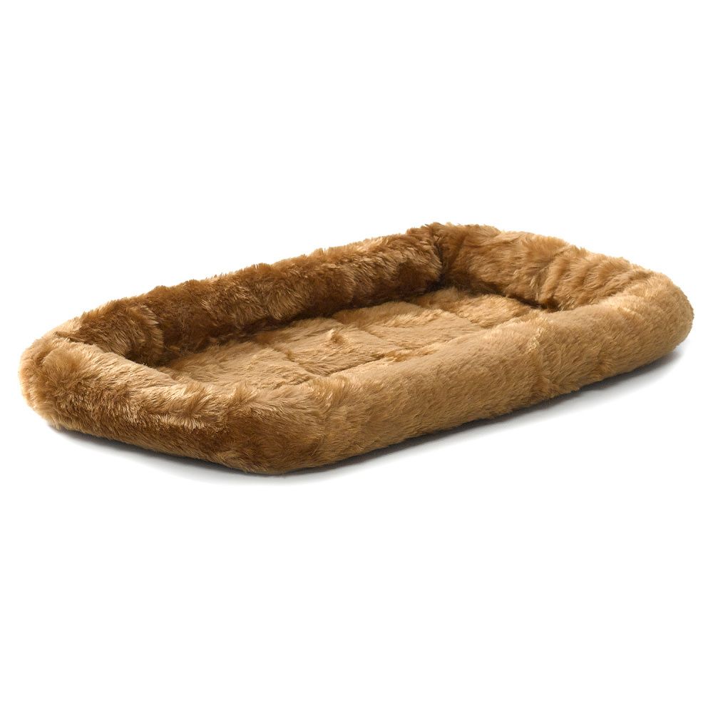 MidWest лежанка Pet Bed меховая коричневая (59х48 см)