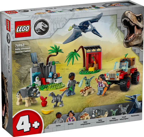 Конструктор LEGO Jurassic World 76963 Центр спасения детенышей динозавров