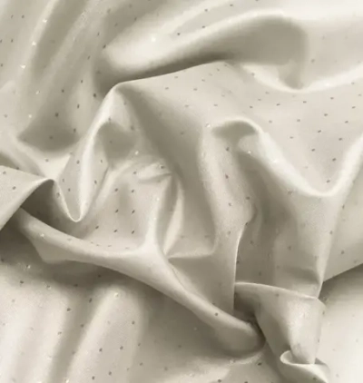 Ткань подкладочная Жаккард, шир. 150 см, 60 гр/м2, 100% п/э, слоновая кость