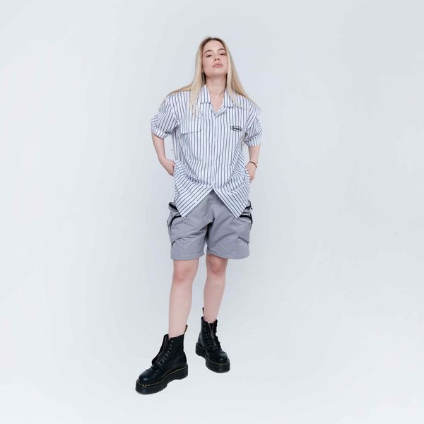 Рубашка Oval Logo белая - фото 8