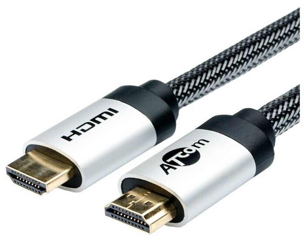 Кабель HDMI 3м. Металл. Оплётка