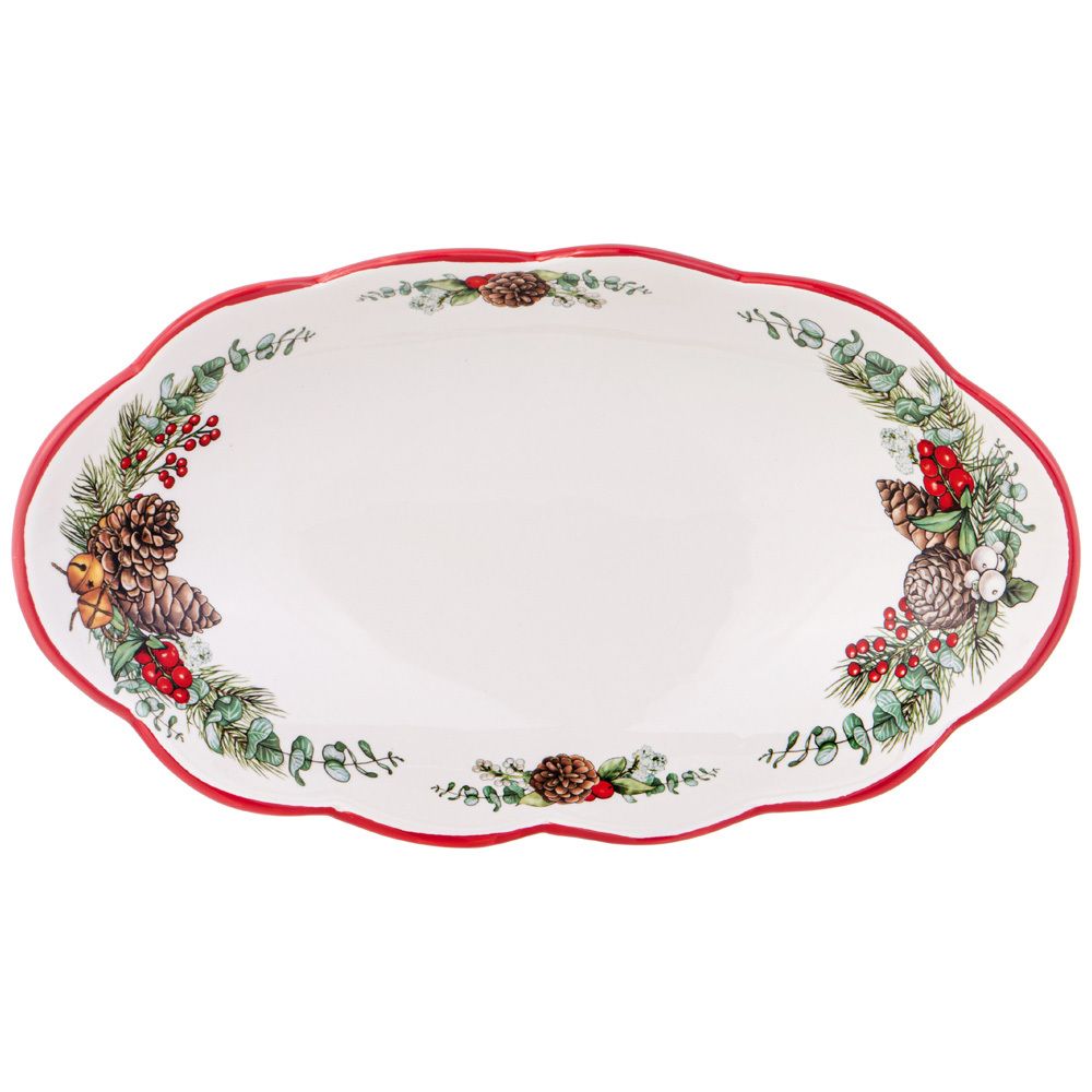 БЛЮДО AGNESS "CELEBRATION" 30,7*17,7*6 СМ (КОР=18ШТ.)