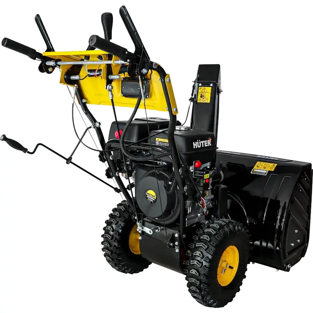 HUTER SGC 8000 снегоуборщик бензиновый 11 л.с. ковш 70 см, выброс 15 м, 6 вперед/2 назад 70/7/18
