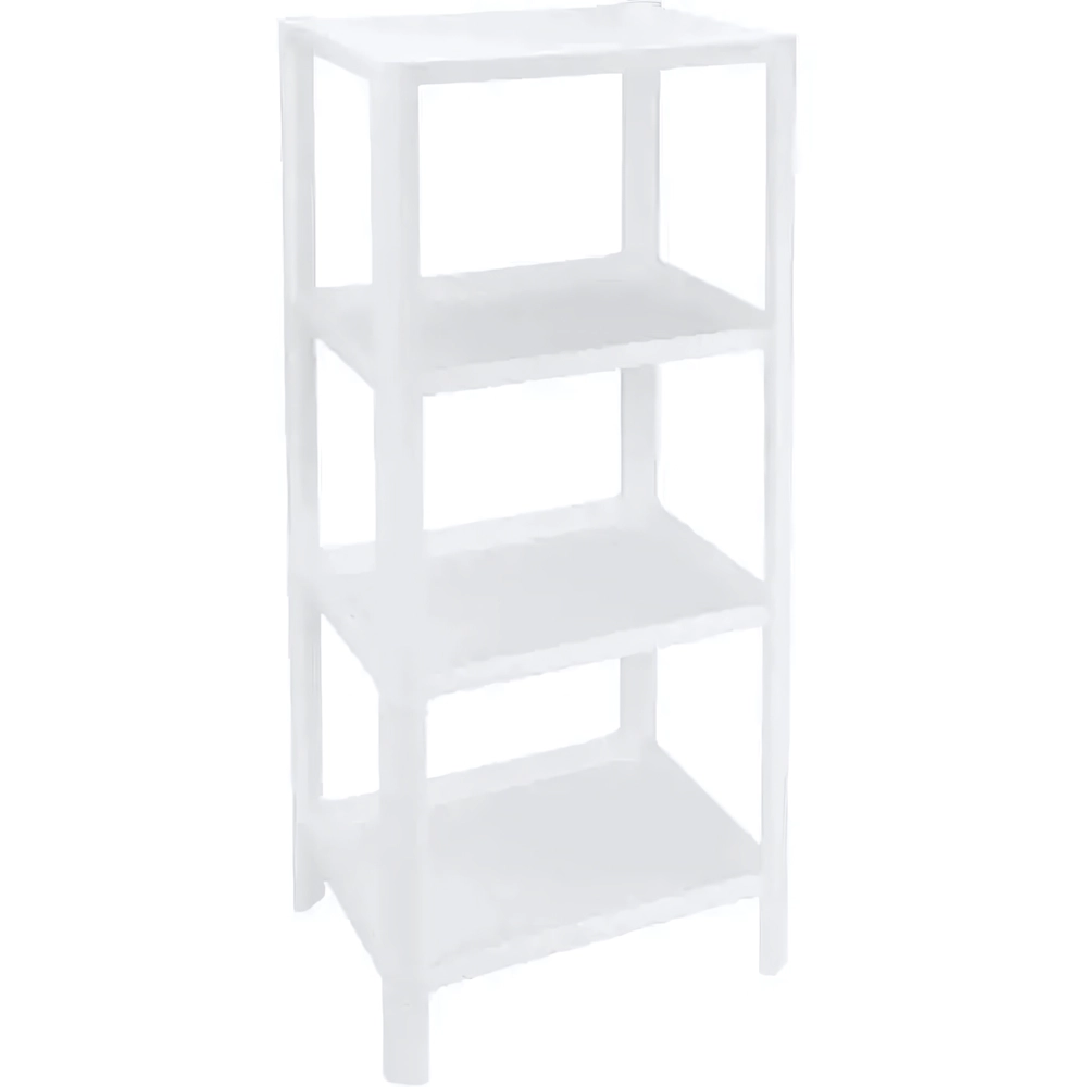 Полка прямоугольная малая (4 секции) 340х750 Белый