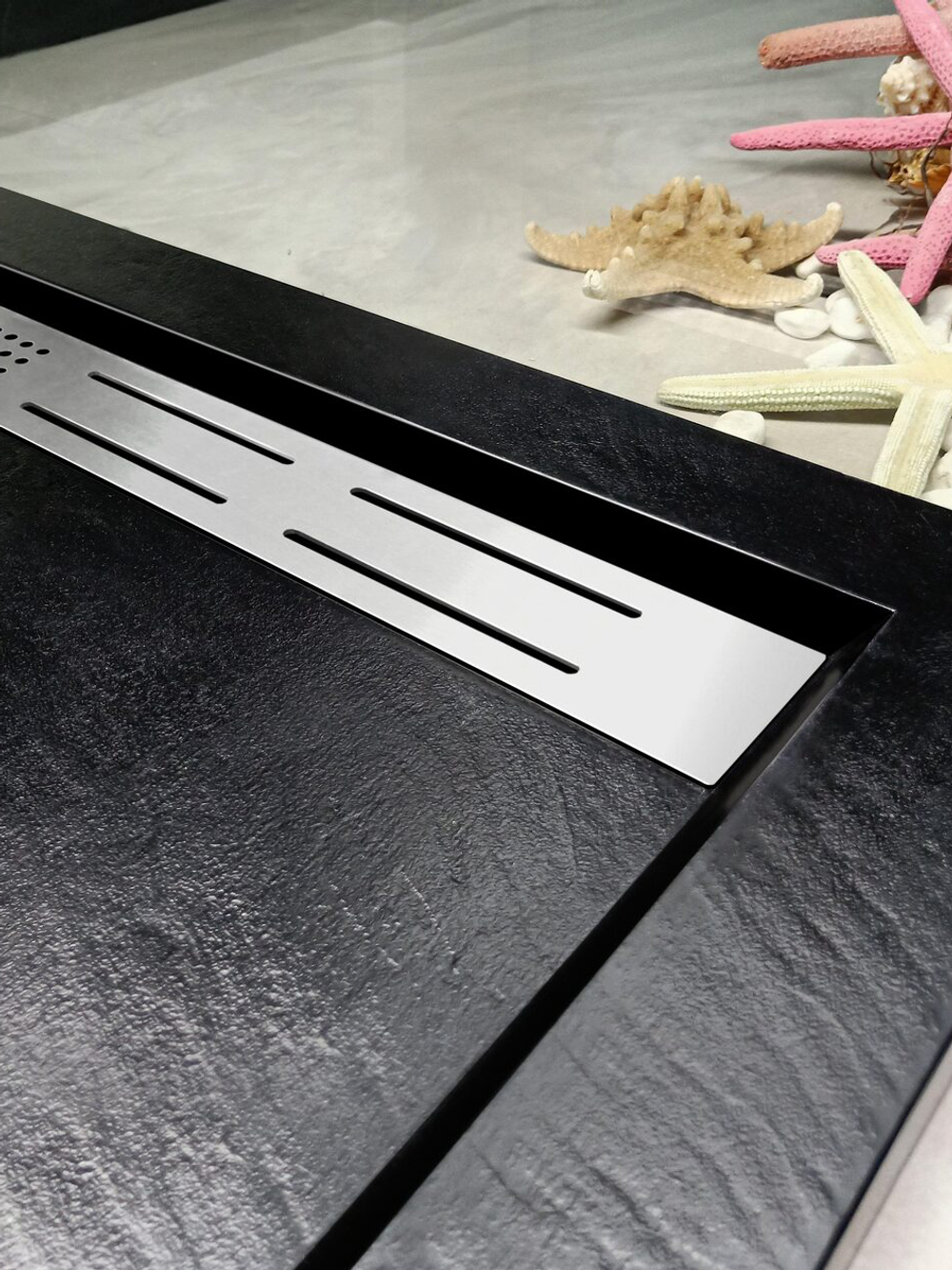 Душевой поддон WeltWasser  WW TR WW TRS 10080 STONE-BL 10000004380 Форма прямоугольная