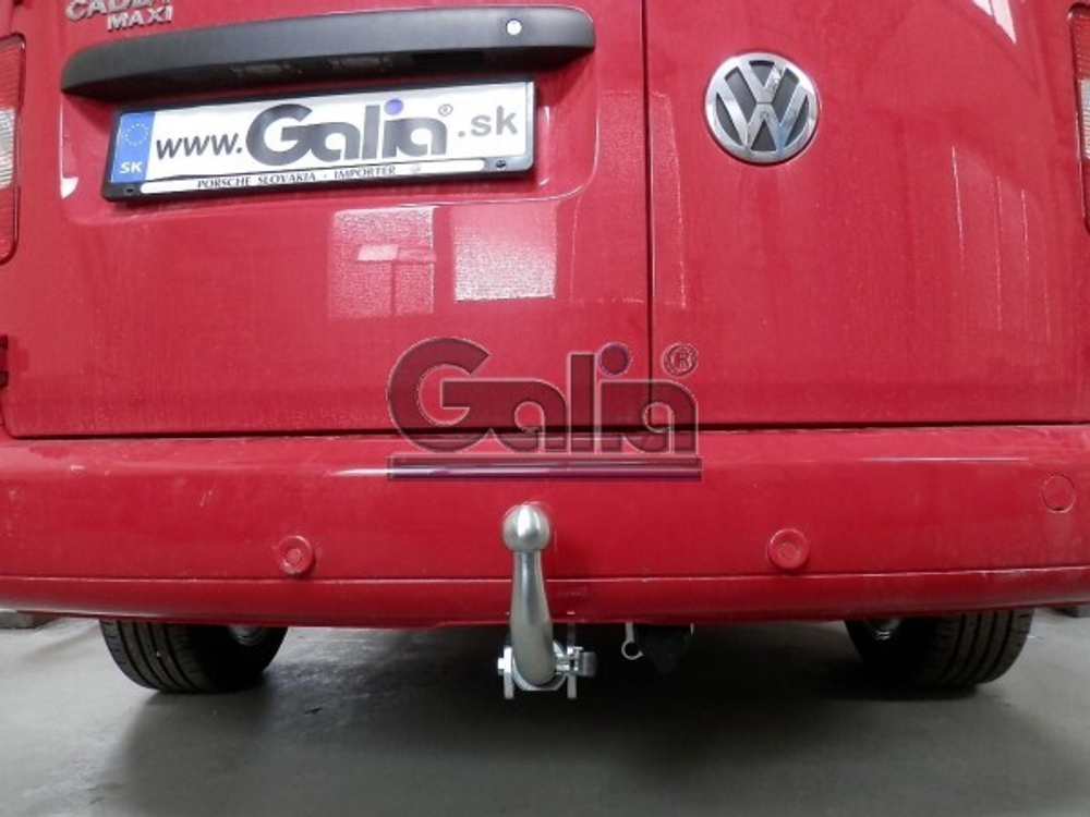 Фаркоп оцинкованный Galia V067A для Volkswagen Caddy 2004-(паспорт и сертификат в комплекте)(без электрики)