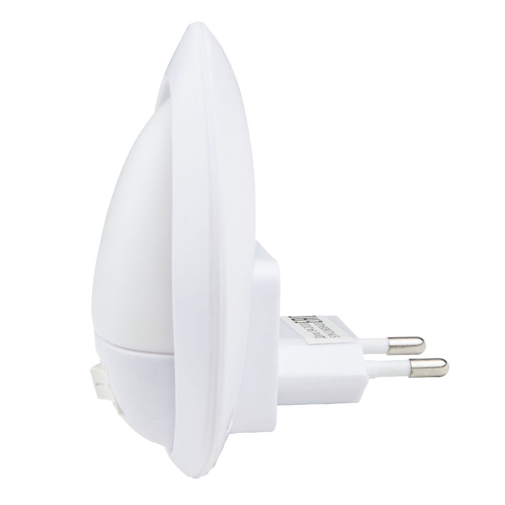 DTL-314 Огонек-White Светильник-ночник. Механический выключатель. Белый. ТМ Uniel