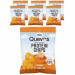 Quevos, пита, протеиновые чипсы, со вкусом чеддера, 6 пакетиков по 28 г (1 унции)