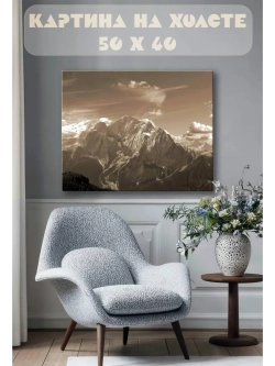 Картина на стену 40 X 50 Снежные вершины