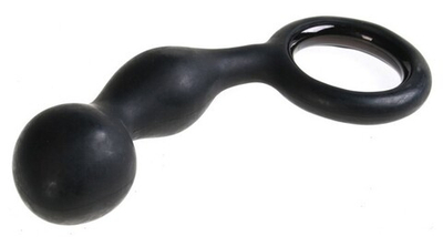 Стимулятор ануса с кольцом Booty Exciter (Цвет: черный)