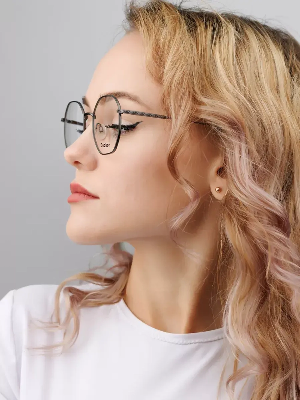 Оправа для очков женская брендовая металл