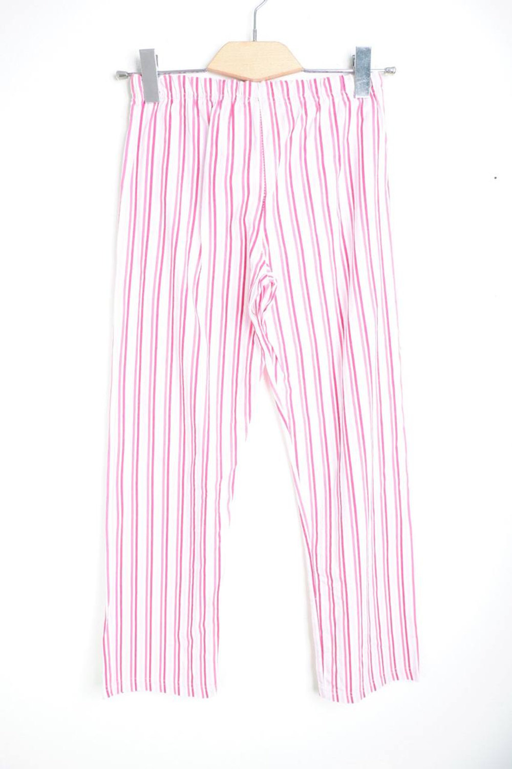 Брюки в яркую полоску, визуально на 11/12 лет
