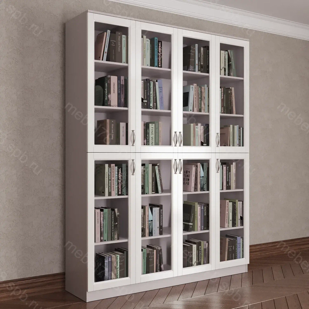 Шкаф книжный 4/8 (мадес)