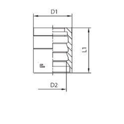 Муфта DN 12 1SN/2SC с зачисткой NEW