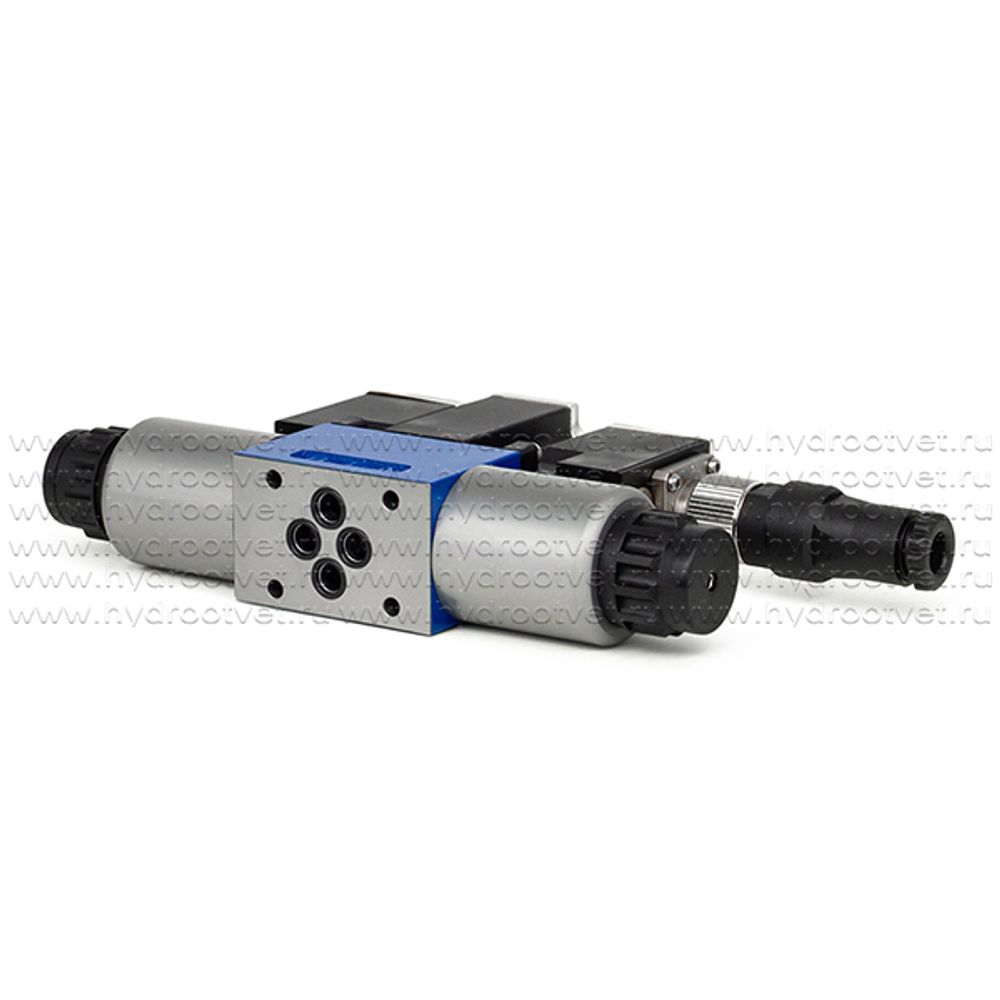 3DREPE6C-2X/25EG24K31/A1M - Пропорциональный редукционный клапан Ду 6 трехлинейный (пилот) со встроенным усилителем (OBE), A1 = ±10 В, давление регулировки до 25 бар, схема C