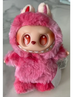 Мягкая игрушка Лабубу розовый