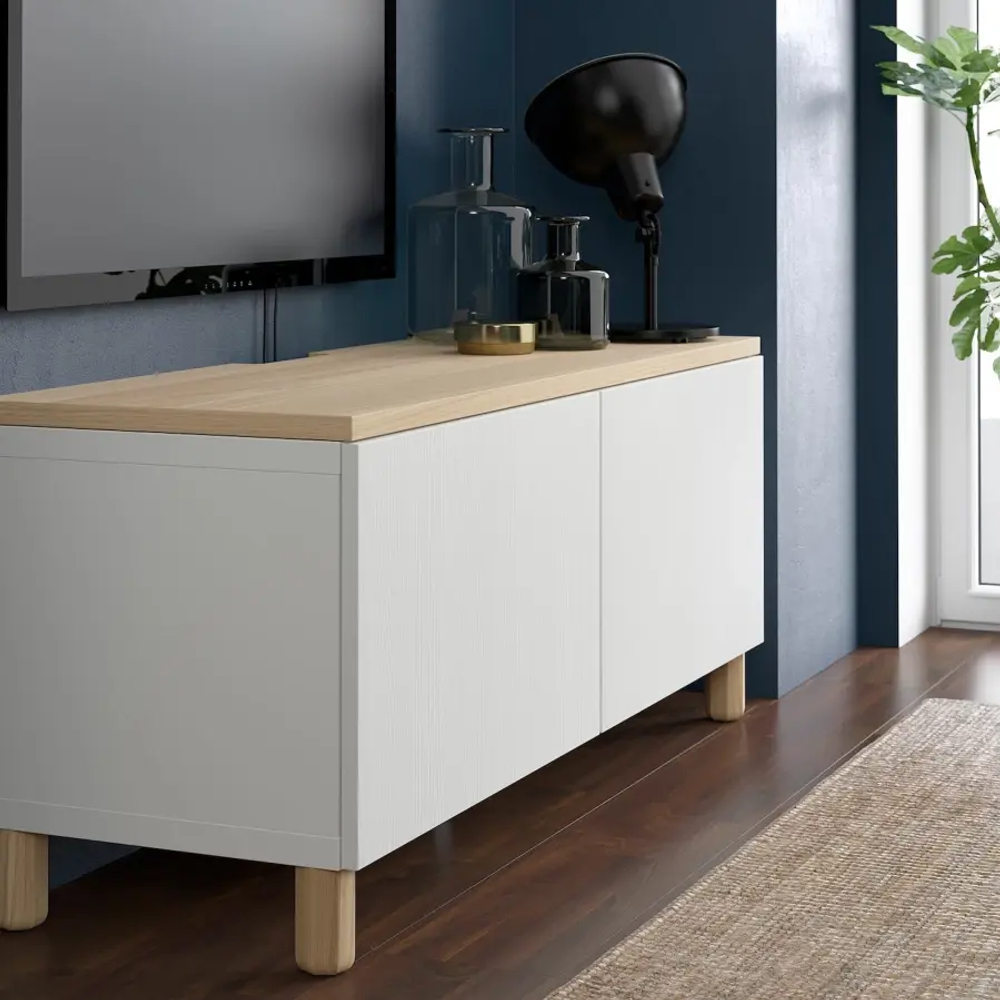 Верхняя панель - IKEA BESTÅ/BESTA, 120x42 см, коричневый, Беста/Бесто ИКЕА